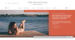 Desktop Screenshot of freiseindesign.com